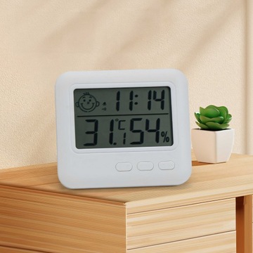 ТЕРМОМЕТР ЭЛЕКТРОННЫЙ ГИГРОМЕТР ЗОНД МЕТЕОСТАНЦИЯ ДАТЧИК ЧАСЫ