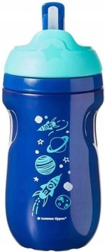 TOMMEE TIPPEE BIDON SŁOMKA 12M+ 260 ml NIEBIESKI