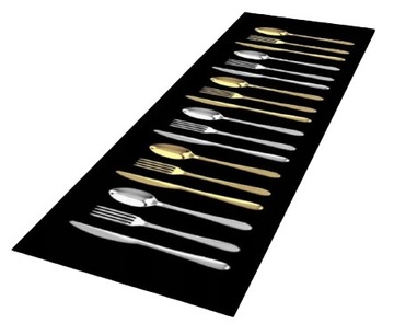 MIĘKKI CHODNIK DO KUCHNI GLAMOUR 50x160