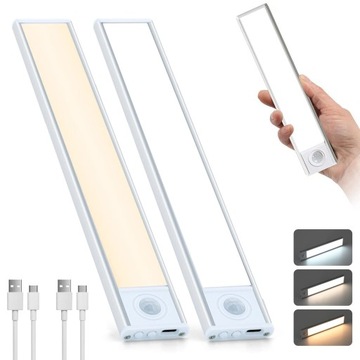 LISTWA LED 0.75W PODSZAFKOWA LAMPA MEBLOWA 20CM ×2