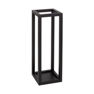 Stojak na parasole parasolnik metal czarny