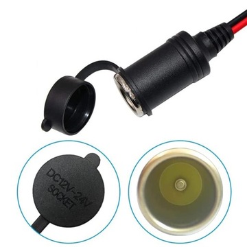 Удлинитель гнезда прикуривателя 400 см. МОЩНАЯ штепсельная розетка 15 А, 16 AWG, медь