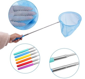 СКЛАДНАЯ ТЕЛЕСКОПИЧЕСКАЯ СЕТКА ДЛЯ БАБОЧЕК/НАСЕКОМЫХ/БАССЕЙНА