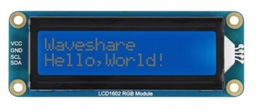 Wyświetlacz WaveShare LCD1602 RGB Module