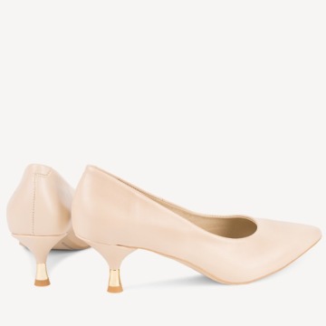 ШПИЛЬКИ BRILU С УКРАШЕННЫМ КАБЛУКОМ БЕЖЕВЫЙ 39