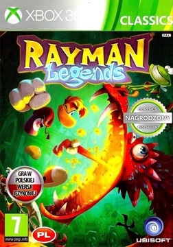 Rayman LEGENDS CLASSICS на польском языке PL XBOX 360