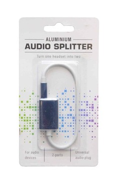 Rozdzielacz AUDIO Jack 3,5 na 2x Jack 3,5 AUX