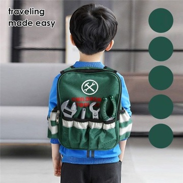 РЮКЗАК С ИНСТРУМЕНТАМИ ОТВЕРТКА ПИЛА МОЛОТОК КЛЮЧ