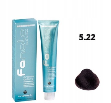 Fanola Crema Colore 5.22 Farba 100ml
