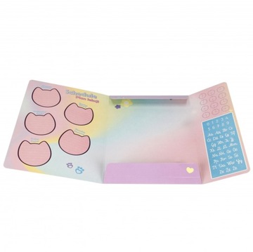 TECZKA Z GUMKĄ FORMAT A4 SZKOLNA I DO PRZEDSZKOLA KOCI DOMEK GABI 533770