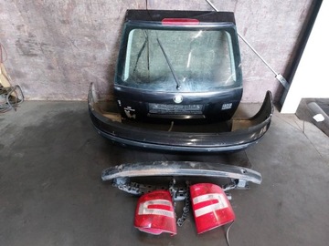 KOMPLETNY TYŁ SKODA FABIA I KOMBI 9910 KLAPA BAGAŻNIKA ZDERZAK LAMPY