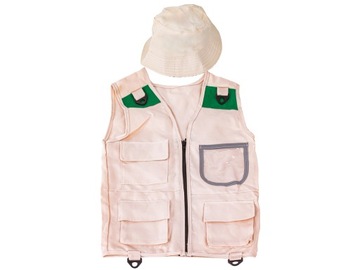 НАБОР МАЛЕНЬКОГО ПУТЕШЕСТВЕННИКА ФОНАРИК БИНОКЛЯРНОЕ УВЕЛИЧЕНИЕ САЧОК-БАБОЧКА