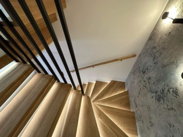 Балюстрада, сталь, решетка из металлических ламелей, 25 м