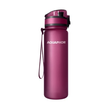 Bidon shaker Aquaphor City 0,5 l bordo
