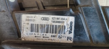 AUDI A2 SVĚTLO PŘEDNÍ PRAVÁ HELLA KOMPLETNÍ PĚKNÝ