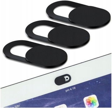 3x ZAŚLEPKA DO KAMERY LAPTOPA TABLETU zasłonka chroni dane NA KAMERKĘ 3szt