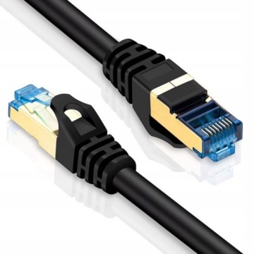 КАБЕЛЬ LAN ЗОЛОТАЯ МЕДЬ + SFTP CAT7, 10 м, патч-корд RJ45, 7 ETHERNET