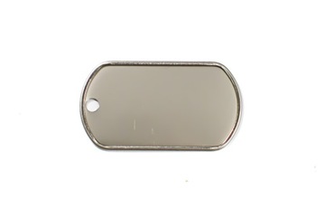 BLASZKA NIEŚMIERTELNIKA - CZYSTA - DOG TAG - STAL