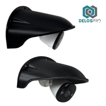 УНИВЕРСАЛЬНЫЙ НАВЕС ОТ ДОЖДЯ ДЛЯ IP-КАМЕР ЧЕРНЫЙ DELOSPRO