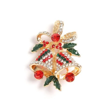 18 stylów boże narodzenie XMAS broszki przypi