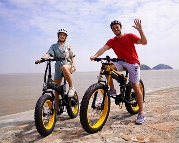 Rower elektryczny Składany Lankeleisi XT750PLUS 1000W 48V 17.5Ah 120KM 26''