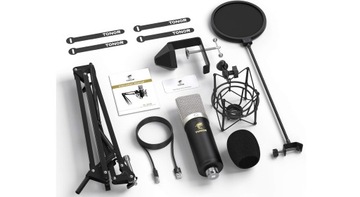WOKALOWY MIKROFON POJEMNOŚCIOWY Z REGULOWANYM WYSIĘGNIKIEM TC-2030 USB P&P