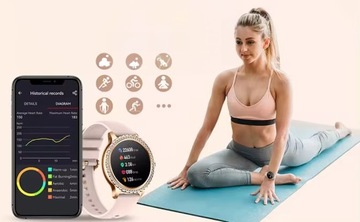 SMARTWATCH ЖЕНСКИЕ ЧАСЫ ПОДКЛЮЧЕНИЯ МЕНЮ ПОЛЬСКИЕ СПОРТИВНЫЕ ЧАСЫ PULSE 3 РЕМЕШКА