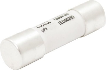 ЦИЛИНДРИЧЕСКАЯ СОЛНЕЧНАЯ ВСТАВКА GPV 10x38 15A 1000VDC