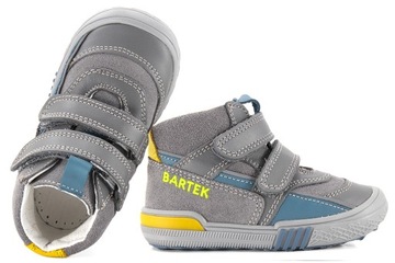 BARTEK 91756 TRZEWIKI CHŁOPIĘCE PÓŁBUTY szare 23