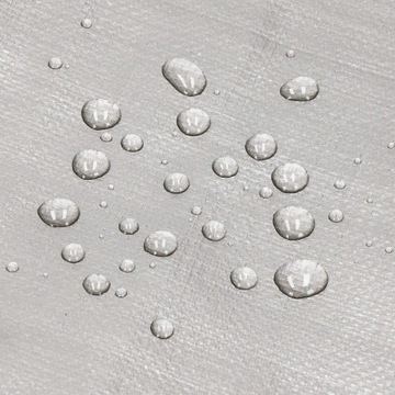 Брезент 120 г Толстый Прочный 2x3 СЕРЕБРЯНЫЙ Толстый Водонепроницаемый УФ++