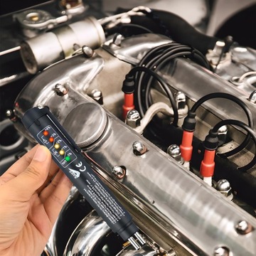 ТЕСТЕР ТОРМОЗНОЙ ЖИДКОСТИ ТОЧЕЧНЫЙ МЕТР 3 4 5 СВЕТОДИОДНЫЙ