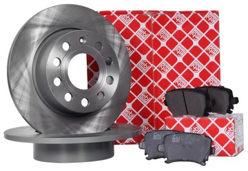 ДИСКИ КОЛОДКИ FEBI ЗАД FORD FOCUS MK2 04-13 265MM 