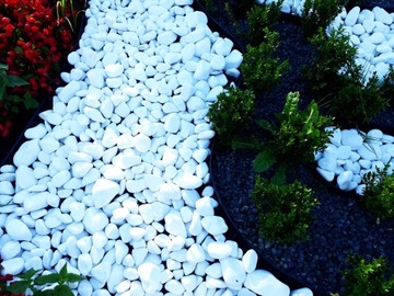 THASSOS Biały Grecki Otoczak Ogrodowy 6-10cm 25KG