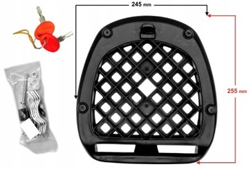 Багажник MORETTI 30л со спинкой для скутера, мотоцикла,