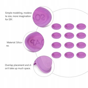 Инструментальные силиконовые формы для мыла для помадки, 25 шт.