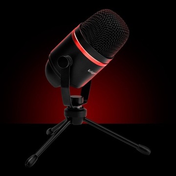 VLOGER GAMING STUDIO МИКРОФОН USB ДЛЯ КОМПЬЮТЕРА МОЩНЫЙ KRUGER WARRIOR