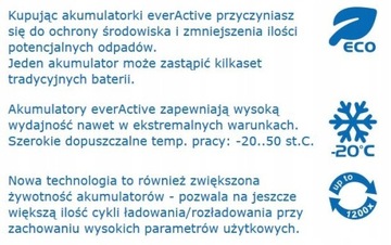 2x R20/D everActive 10000 мАч Ni-MH, готовые к использованию
