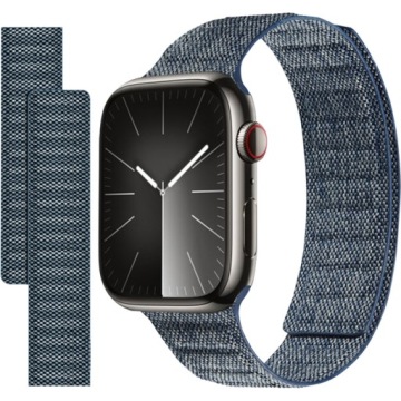Pásek na ruku pro Apple Watch 49/46/45/44 mm, Crong, magnetický náramek