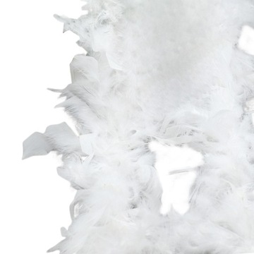 Карнавальный шарф для вечеринки, шарф с перьями, боа из перьев, костюм с перьями белый