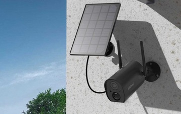 НАРУЖНАЯ WIFI СОЛНЕЧНАЯ КАМЕРА 3MP с датчиком