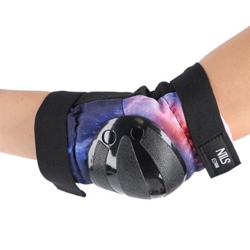 КОМПЛЕКТ ЗАЩИТЫ НА ЗАПЯСТЬЯ, ЛОКОТИ И КОЛЕНЫ ВЕЛОСИПЕД СКЕЙТБОРД РАЗМЕР L