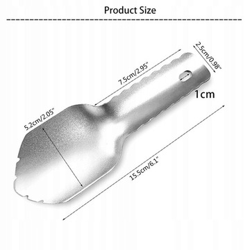 Сверхлегкая алюминиевая лопатка-рюкзак для
