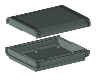 Z-91J Пластиковый корпус 130x100мм h=36мм яркий Z91J