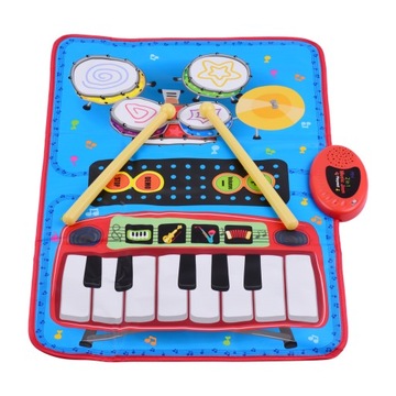 70 * 45cm Electronic Musical Mat Piano and Drum