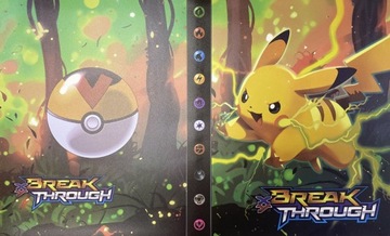 Альбом для карточек покемонов на 240 карт + 100 карт + карта Pokemon Energy
