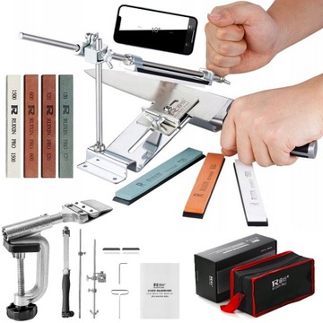 PROFESJONALNA OSTRZAŁKA NOŻY OSEŁKA 4 KAMIENIE