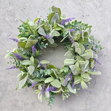 16-дюймовый весенний венок на украшение стены входной двери Univ