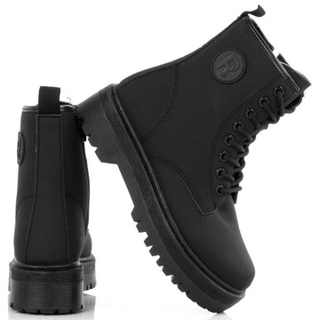 BOTKI GLANY CZARNE MATOWE 41