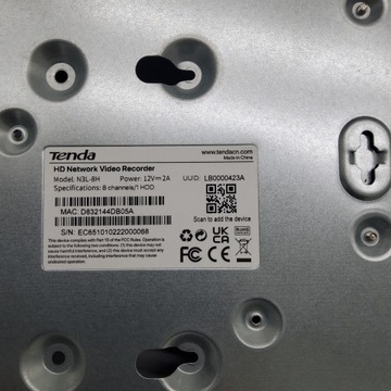 Регистратор Tenda N3L-8H