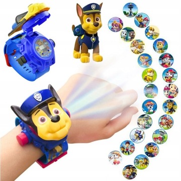3D ЧАСЫ PAW PATROL CHASE С ПРОЕКТОРОМ